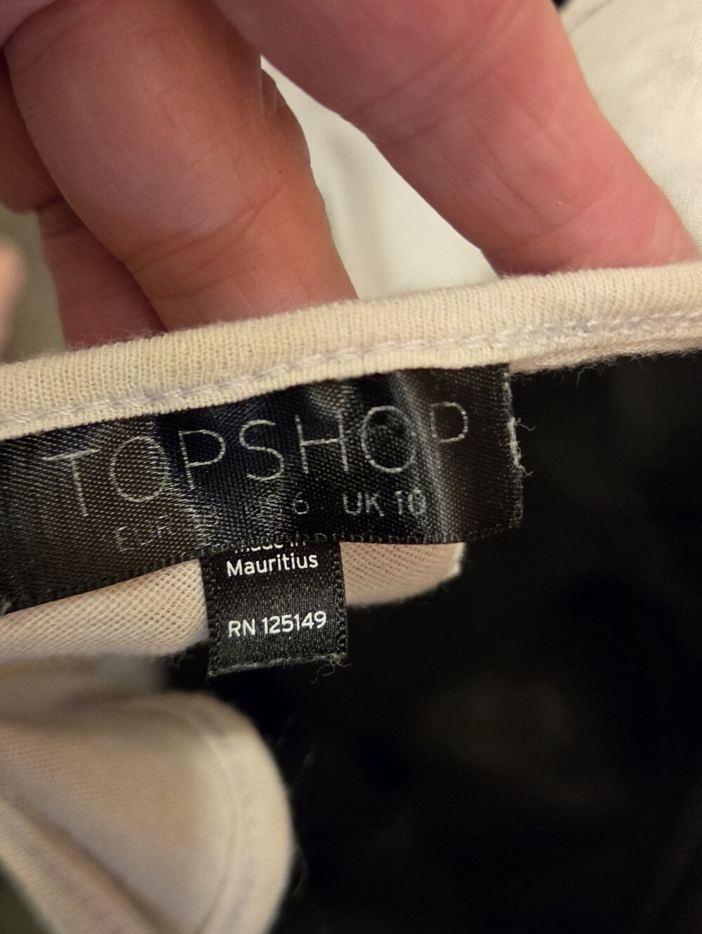 Topshop Light Lavender Cotton Linen Ruffle-Hem Long Tank Top Sz6 - Picture 6 of 6